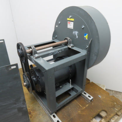 Dayton 4C131A Belt Drive Industrial High Pressure Blower Package 5HP 3Ph