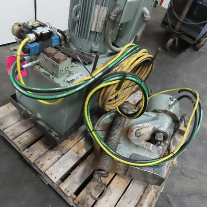 Whitney 790-084 90 Ton C-Frame I-Beam Flange Portable Press 10Hp 230/460V