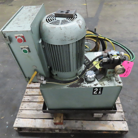 Whitney 790-084 90 Ton C-Frame I-Beam Flange Portable Press 10Hp 230/460V