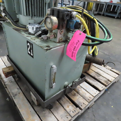 Whitney 790-084 90 Ton C-Frame I-Beam Flange Portable Press 10Hp 230/460V