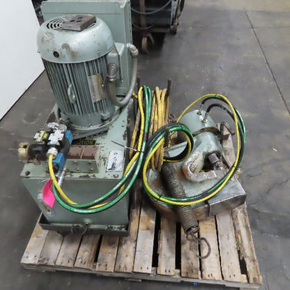 Whitney 790-084 90 Ton C-Frame I-Beam Flange Portable Press 10Hp 230/460V