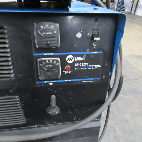 Miller CP-252TS 460V 3Ph 250A MIG Wire Feed Welder Package S-64 On Casters