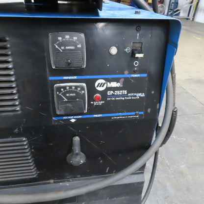 Miller CP-252TS 460V 3Ph 250A MIG Wire Feed Welder Package S-64 On Casters