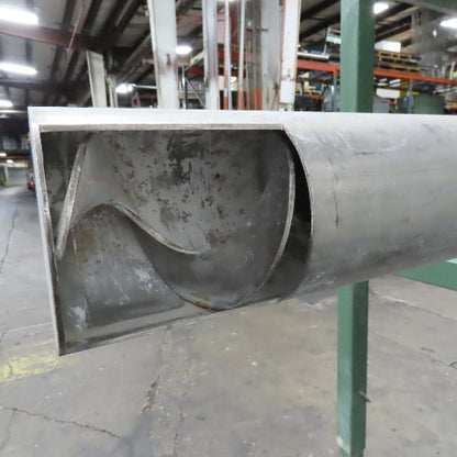 24 Cu/Feet Bulk Powder Feed Auger Hopper 180VDC 1-1/2Hp