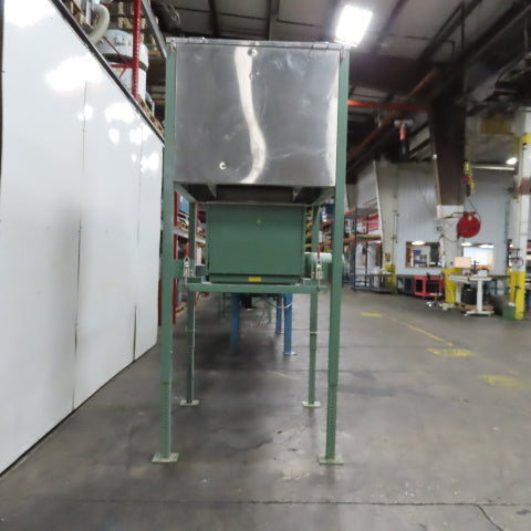 24 Cu/Feet Bulk Powder Feed Auger Hopper 180VDC 1-1/2Hp