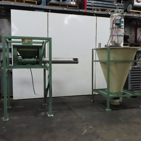 MAC Bulk Powder Material Feed Auger Dust Extractor Unit 180VDC 3/4Hp