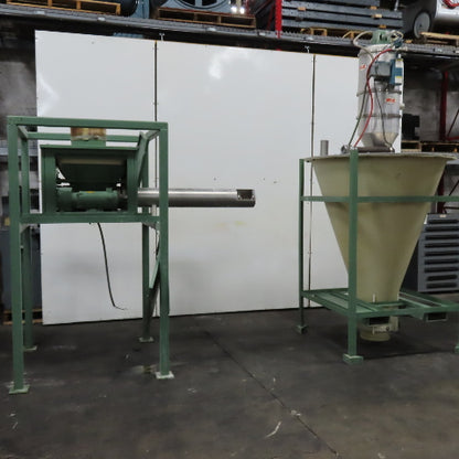 MAC Bulk Powder Material Feed Auger Dust Extractor Unit 180VDC 3/4Hp