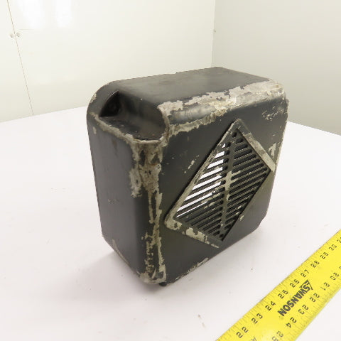 Cast Electrical Fan Shroud Box Cover 9-1/4" x 9-1/4" x 4-1/4" W