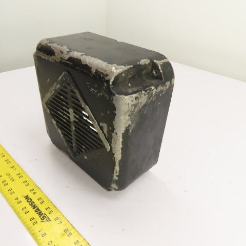 Cast Electrical Fan Shroud Box Cover 9-1/4" x 9-1/4" x 4-1/4" W