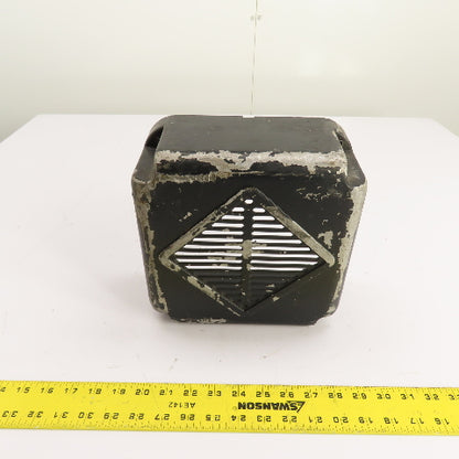 Cast Electrical Fan Shroud Box Cover 9-1/4" x 9-1/4" x 4-1/4" W