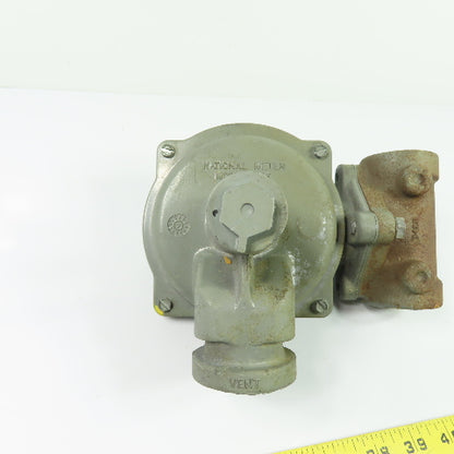 National Meter Model 496 Gas Pressure Regulator 3/8" NPT