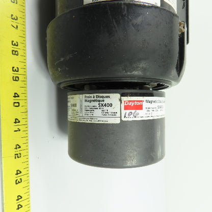 Dayton Z818A Parallel Shaft AC Gearmotor 58.3:1 115/230V 1Ph 30/25RPM W/ Brake