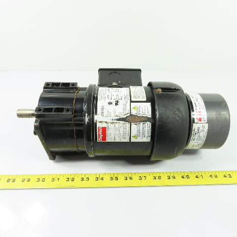 Dayton Z818A Parallel Shaft AC Gearmotor 58.3:1 115/230V 1Ph 30/25RPM W/ Brake