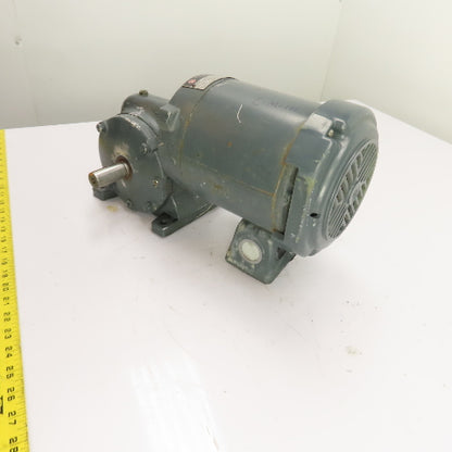 U.S. Motors S351A 1/2HP Gear Motor 230/460V 3Ph 30RPM 58:1Ratio 630In-Lb