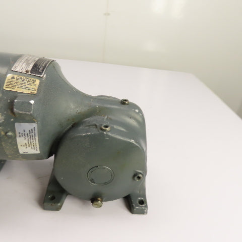 U.S. Motors S351A 1/2HP Gear Motor 230/460V 3Ph 30RPM 58:1Ratio 630In-Lb