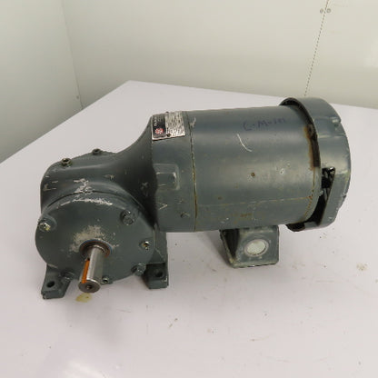 U.S. Motors S351A 1/2HP Gear Motor 230/460V 3Ph 30RPM 58:1Ratio 630In-Lb