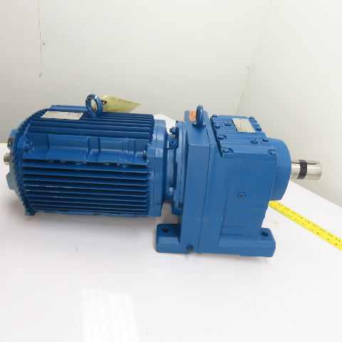 SEW-EURODRIVE R87 DRN132L4 12.3HP Gearmotor 230/460V 3Ph 1775/216RPM 8.22 Ratio