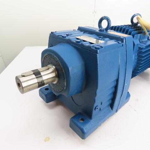 SEW-EURODRIVE R87 DRN132L4 12.3HP Gearmotor 230/460V 3Ph 1775/216RPM 8.22 Ratio