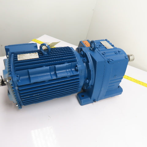 SEW-EURODRIVE R87 DRN132L4 12.3HP Gearmotor 230/460V 3Ph 1775/216RPM 8.22 Ratio