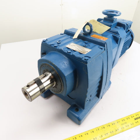 SEW-Eurodrive R87 D26 DRN100LM4 3HP Gear Motor 230/460V 3Ph 72.57:1 Ratio