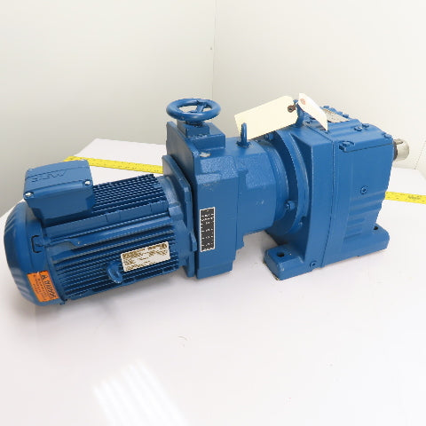 SEW-Eurodrive R87 D26 DRN100LM4 3HP Gear Motor 230/460V 3Ph 72.57:1 Ratio