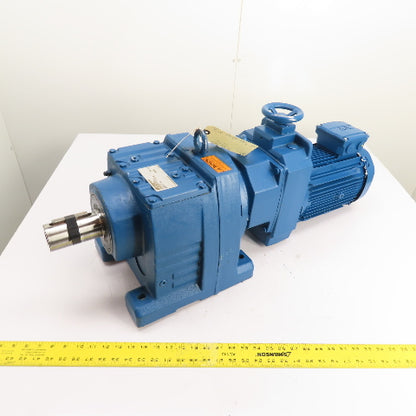 SEW-Eurodrive R87 D26 DRN100LM4 3HP Gear Motor 230/460V 3Ph 72.57:1 Ratio