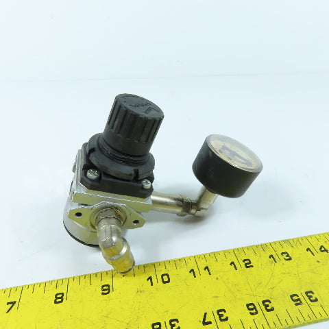 Camozzi C1104-R00 Pneumatic Pressure Regulator 16 Bar Max with Gauge