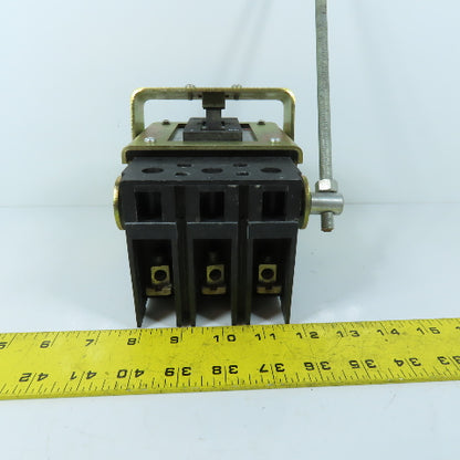 ABB TE2060 20A Circuit Breaker & Linkage 3-Pole 480VAC 500VDC