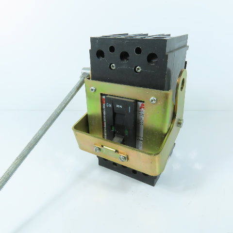 ABB TE2060 20A Circuit Breaker & Linkage 3-Pole 480VAC 500VDC