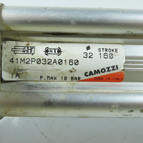 Camozzi 41M2P032A0160 32mm Bore 160mm Stroke Air Cylinder 10 Bar Max