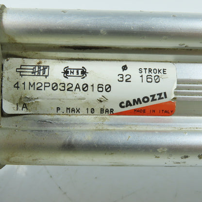 Camozzi 41M2P032A0160 32mm Bore 160mm Stroke Air Cylinder 10 Bar Max