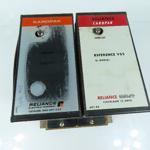 Reliance Electric 0-49011-2 Cardpak Driver and Reference VSS Modules