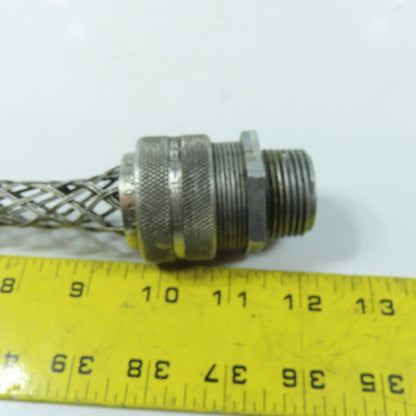 Kellems 074-01-023 .750-0.875" Cable Strain Relief Cord Grip 1" Box Connector