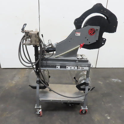Rogue Fabrication Hydraulic Tubing Pipe Bender 115/230V W/ Rolling Cart And Dies