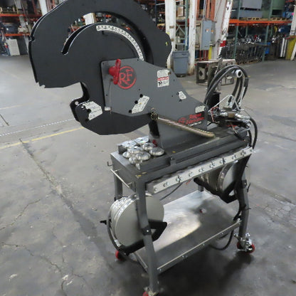 Rogue Fabrication Hydraulic Tubing Pipe Bender 115/230V W/ Rolling Cart And Dies