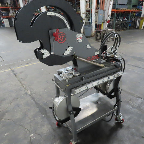 Rogue Fabrication Hydraulic Tubing Pipe Bender 115/230V W/ Rolling Cart And Dies