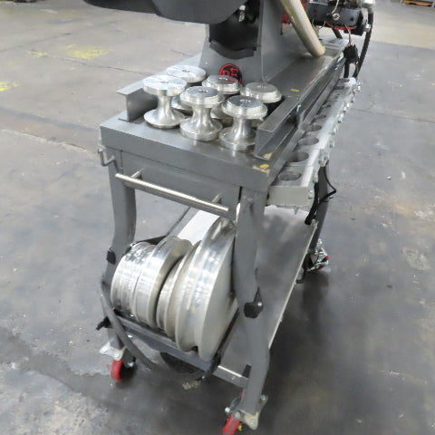 Rogue Fabrication Hydraulic Tubing Pipe Bender 115/230V W/ Rolling Cart And Dies