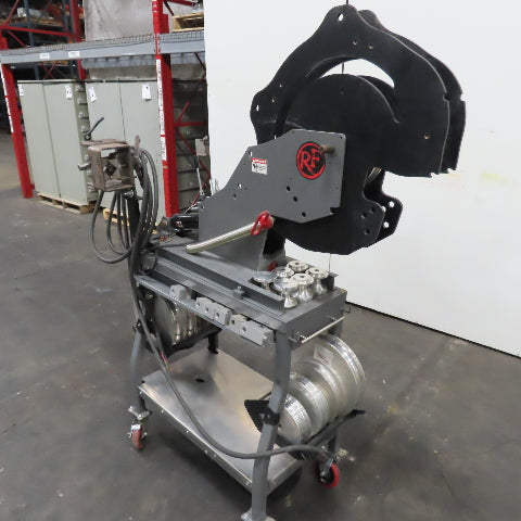 Rogue Fabrication Hydraulic Tubing Pipe Bender 115/230V W/ Rolling Cart And Dies