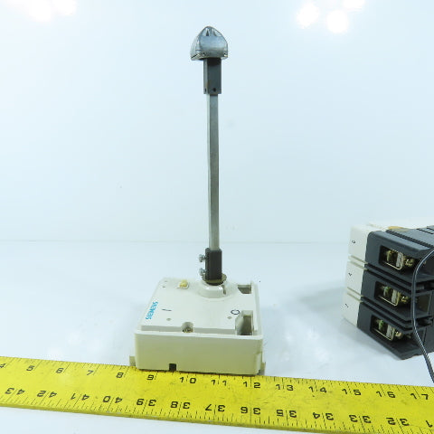 Siemens 3VF3111-6BS31-0AA0 100A 3-Pole Circuit Breaker Panel Operator 600VAC