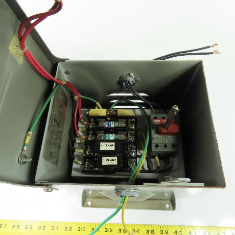 Daykin MDGTC-09 250VA Transformer Disconnect Enclosure 480V to 120V 1Ph
