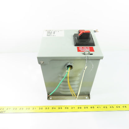 Daykin MDGTC-09 250VA Transformer Disconnect Enclosure 480V to 120V 1Ph