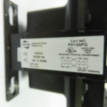 Hammond PH150PG 150VA Industrial Control Transformer 120/240V Pri 12/24V Sec
