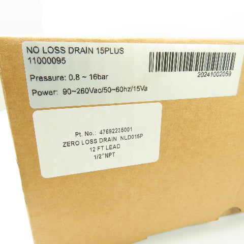 Ingersoll Rand 47692235001 Zero Loss Electronic Condensate Drain 1/2" NPT NEW