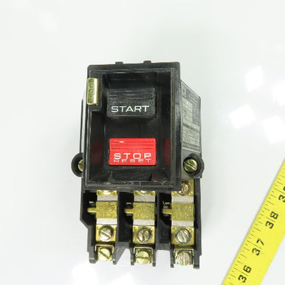 Square D 2510 MBG 2 NEMA Size M-0 Manual Starter 600V Max 3Ph