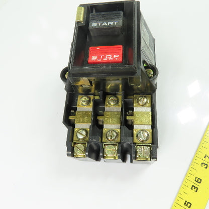 Square D 2510 MBG 2 NEMA Size M-0 Manual Starter 600V Max 3Ph