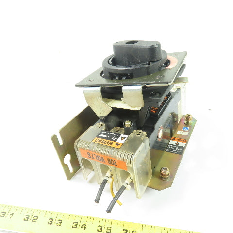 Fuji Electric SA33B 15A 3 Pole Circuit Breaker W/ Operating Mechanism