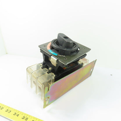Fuji Electric SA33B 15A 3 Pole Circuit Breaker W/ Operating Mechanism