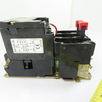 Square D 8536 SBG2 NEMA Size 0 Magnetic Motor Starter 120V Coil 600VAC Max