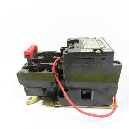 Square D 8536 SBG2 NEMA Size 0 Magnetic Motor Starter 120V Coil 600VAC Max