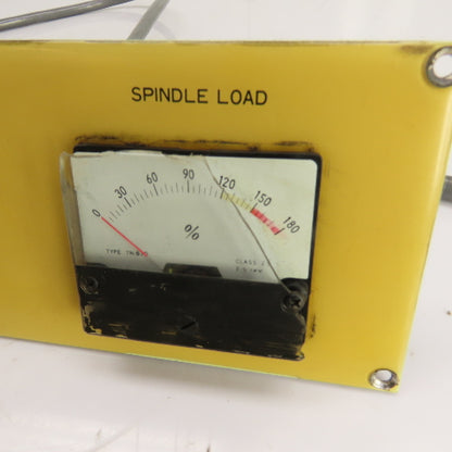 Operator Interface Control Panel Plate Spindle Load Meter Work Counter 20.5"x 4"